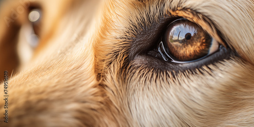 Wallpaper Mural Close-up of a dog's eyes. Dog's look	 Torontodigital.ca