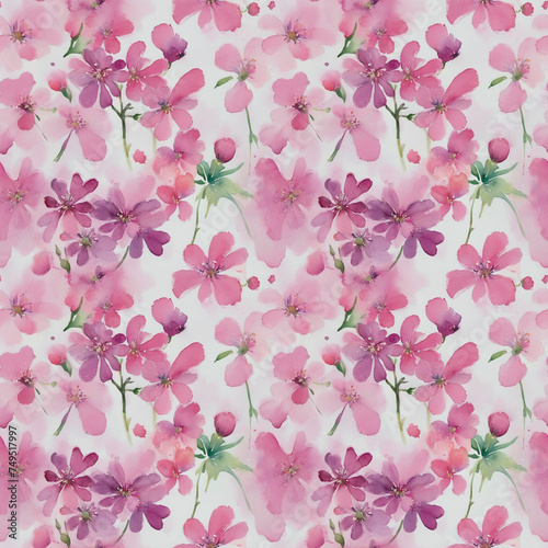 pink cherry blossom background © Алена Харченко
