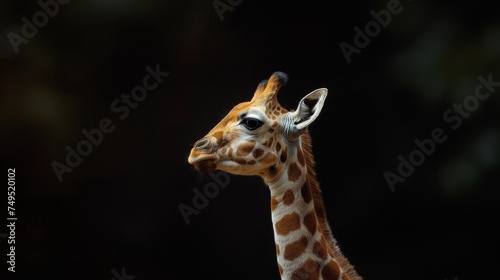 portrait of a giraffe