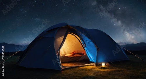 Adventure Awaits  Camping Under a Starry Sky Beckons Explorers 