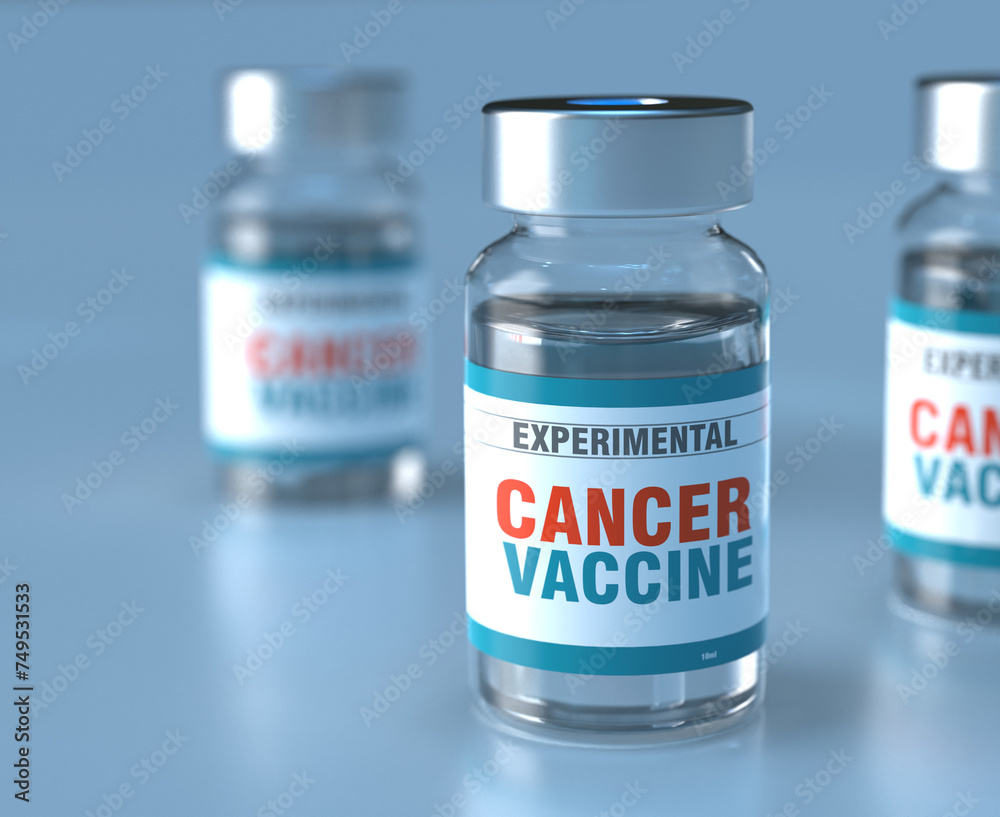 Bottle of Vaccine, treatment of Cancer Bottle of Vaccine, treatment of Cancer
