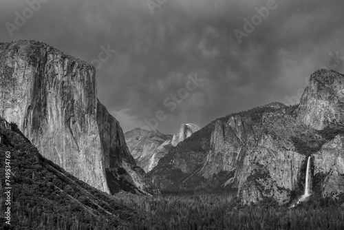 Yosemite Valley Summer After Great Snow Year photo