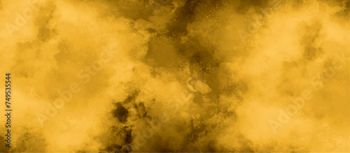 Abstract background with yellow watercolor texture .digital pastel art watercolor splash texture .vintage yellow sky and cloudy background .hand painted vector  watercolor design .