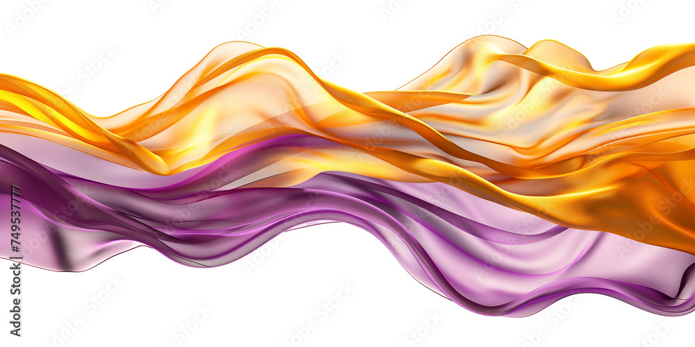 Abstract Luminescence: Exploring the Depths of Gold and Purple Abstract Luminescence: Exploring the Depths of Gold and Purple