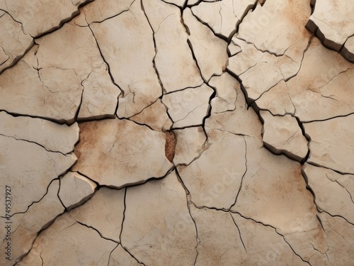 The Power of Texture: Earth-Cracked Background Adds Depth and Dimension