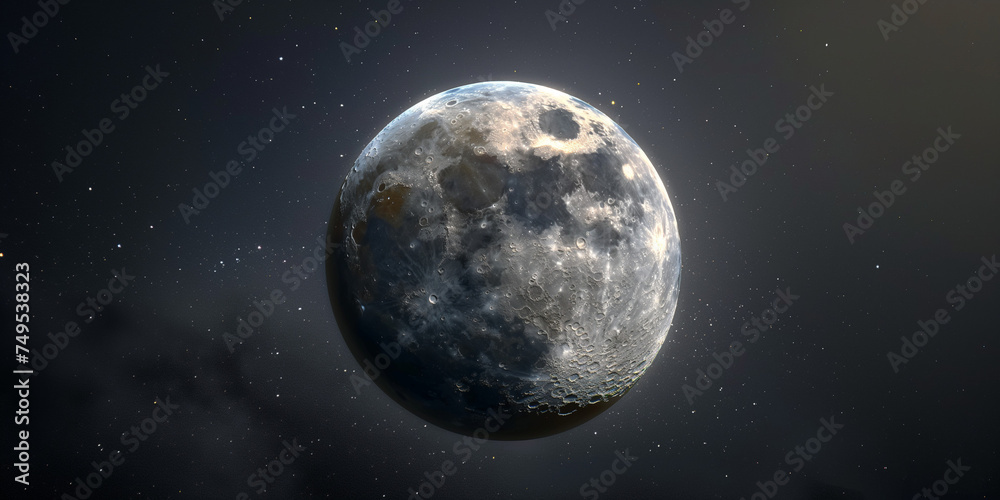 photo of planet and stars, space background