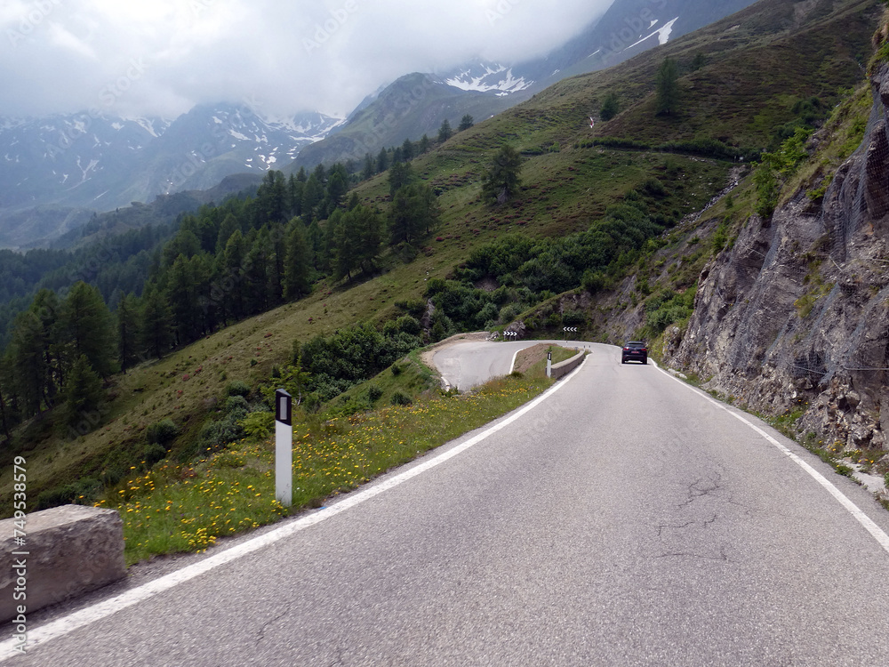 Naklejka premium Timmelsjochstraße