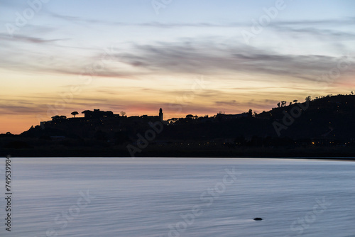 sunset over the Diaccia Botrone Natural Park, Castiglione della Pescaia, Grosseto, Tuscany, Italy © fruttuoso