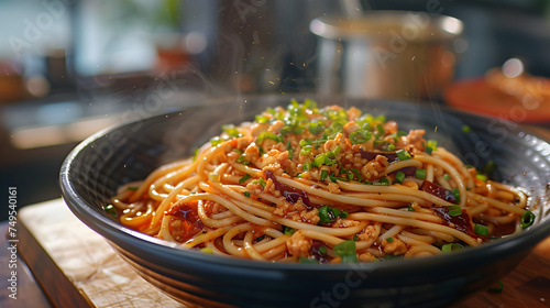 Chinese Sichuan Dan Dan Noodles