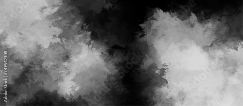Abstract background with dark gray watercolor texture .digital pastel art watercolor splash texture .vintage dark gray sky and cloudy background .hand painted vector  watercolor design . photo