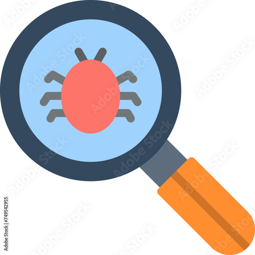 Monitoring Vector Flat Icon