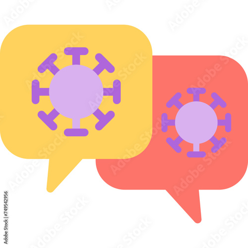 Infected Vector Flat Icon