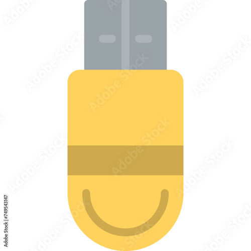 Usb Vector Flat Icon photo