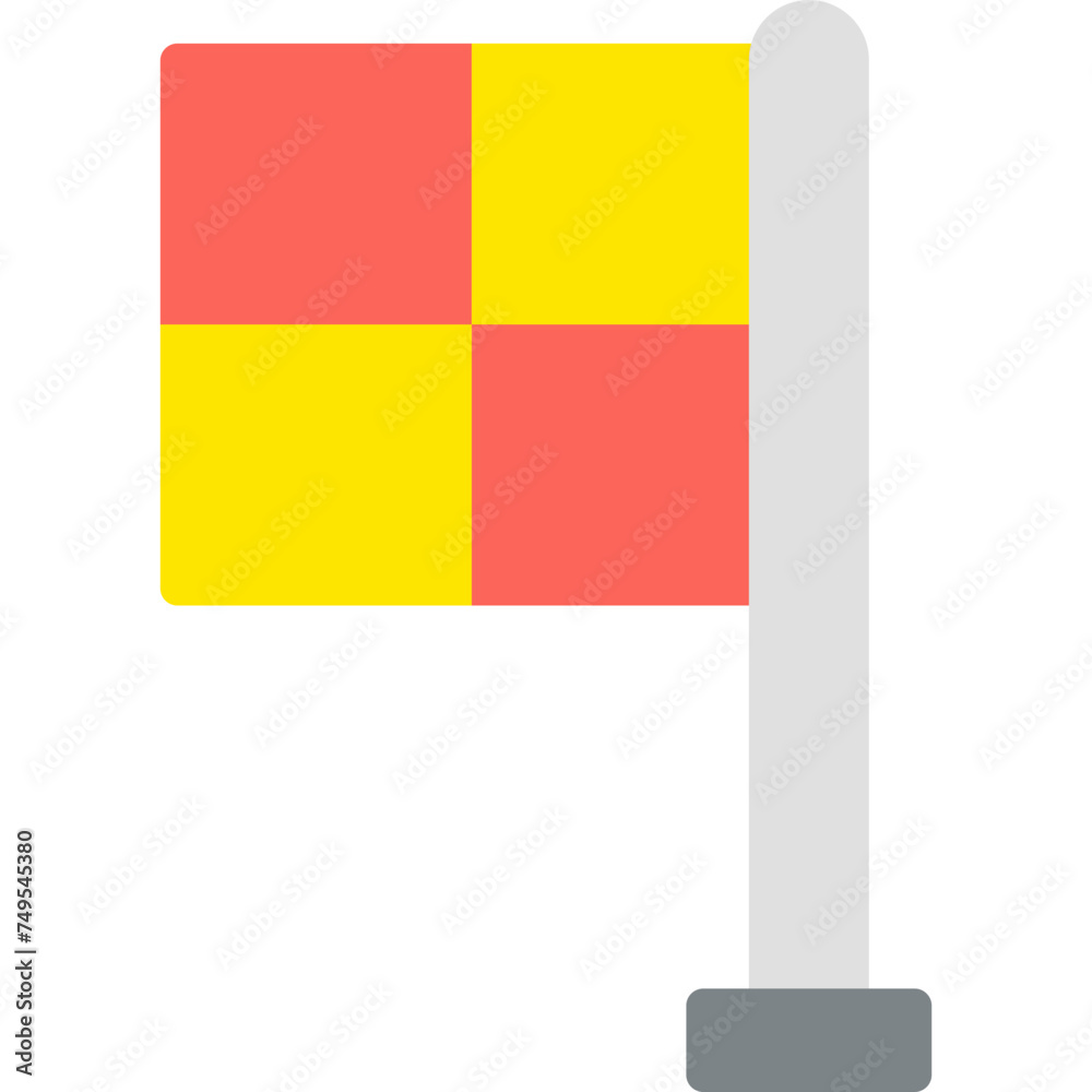 Offside Flag Vector Flat Icon