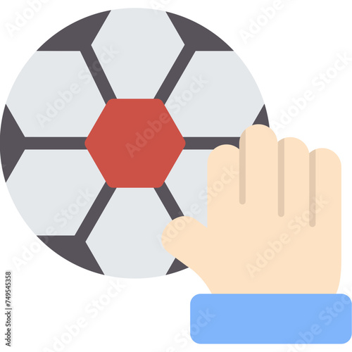 Hand Vector Flat Icon