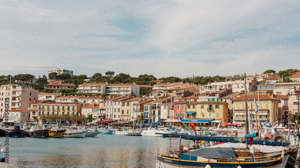 Colorful port of Cassis