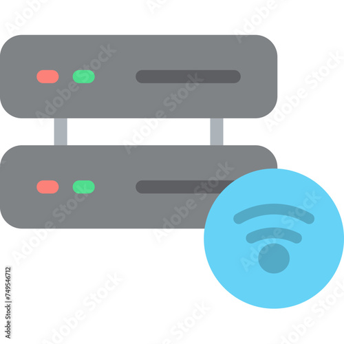 web-hosting-24 Vector Flat Icon