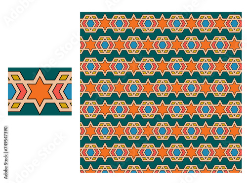 set of patterns, ornament islamic and standart pattern