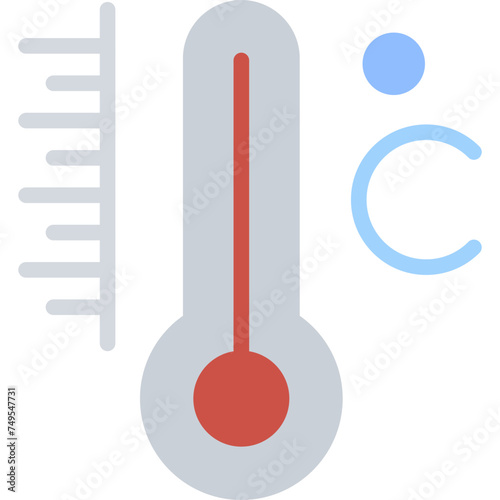 Celsius Vector Flat Icon