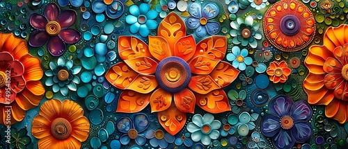 Hippie Movement Inspired Floral Mandala Designs  