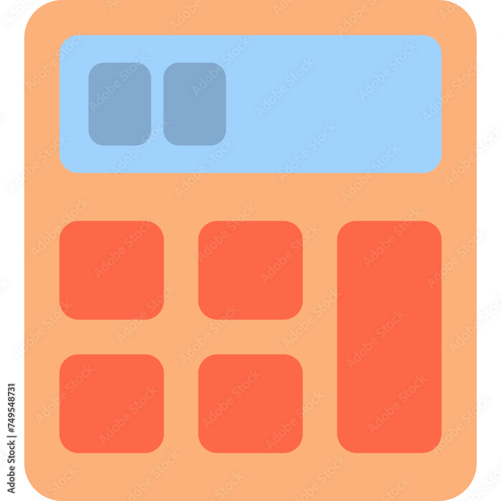 Calculator Vector Flat Icon