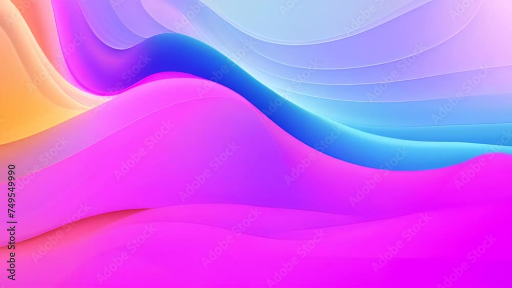 Close Up of Vibrant Colorful Wavy Lines Generative AI Close Up of Vibrant Colorful Wavy Lines Generative AI