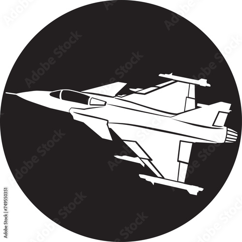 Military fighter jet vector design