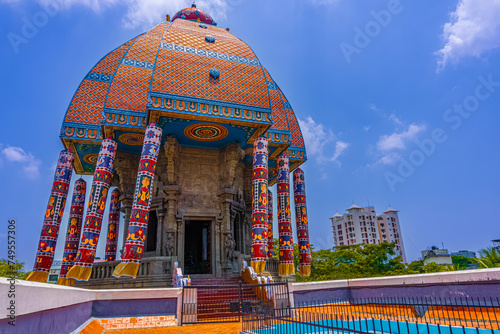 Valluvar Kottam is a monument in Chennai, dedicated to the classical Tamil poet-philosopher Valluvar. Located in Chennai, South India. photo