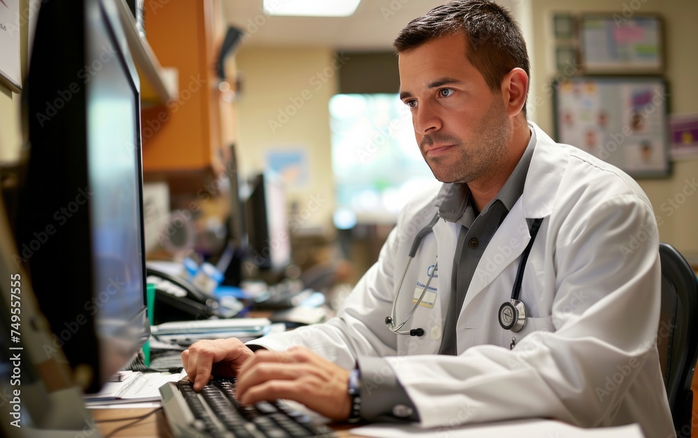 Professional Healthcare: Doctor at Workplace Professional Healthcare: Doctor at Workplace