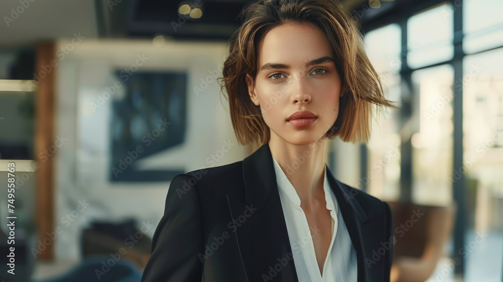 Portrait of a businessman in a stylish suit Portrait of a businessman in a stylish suit