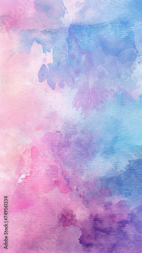 Pastel watercolor paper texture - Gentle, flowing colors with a watercolor texture on paper, suitable for calming and artistic themes