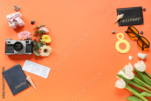 Composition with photo came...