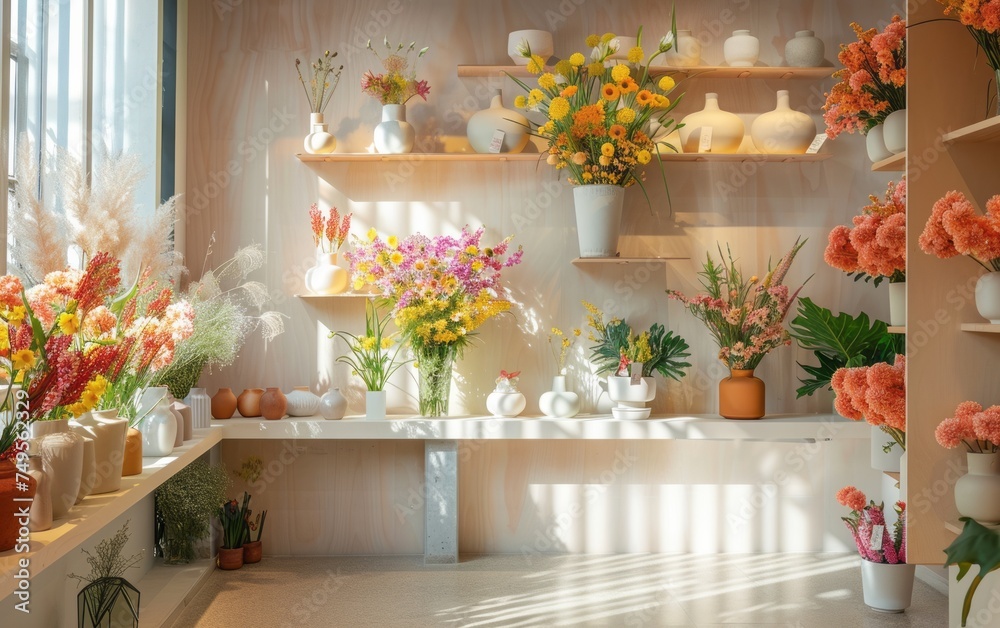 Simplicity in Bloom: Floral Retail Therapy
