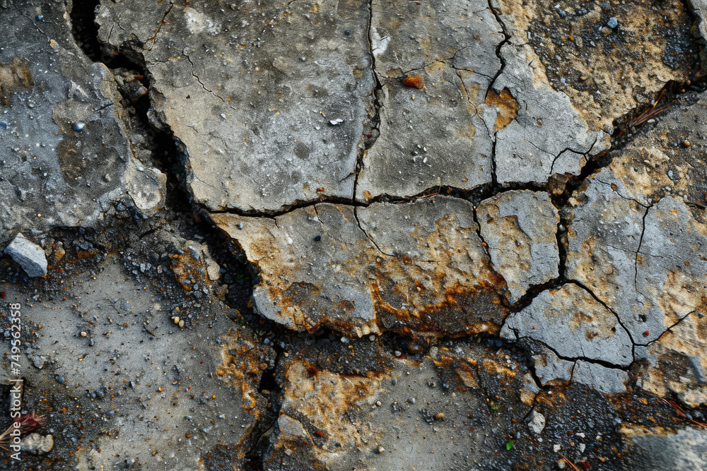 A concrete texture with cracks and dirt A concrete texture with cracks and dirt