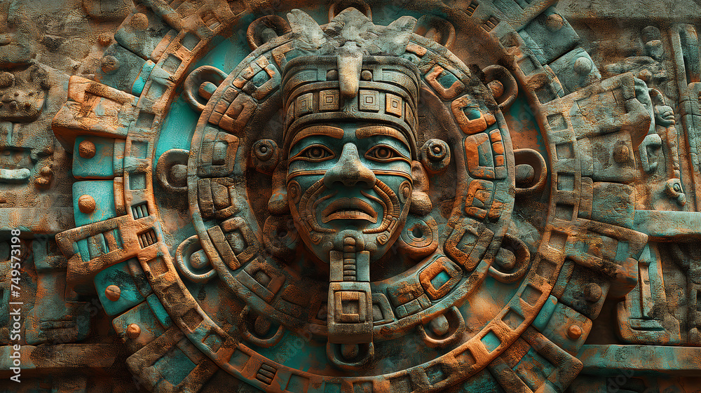 Talla inca, maya, azteca en piedra