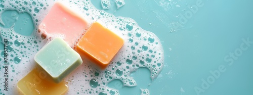 a bar of soap on the table