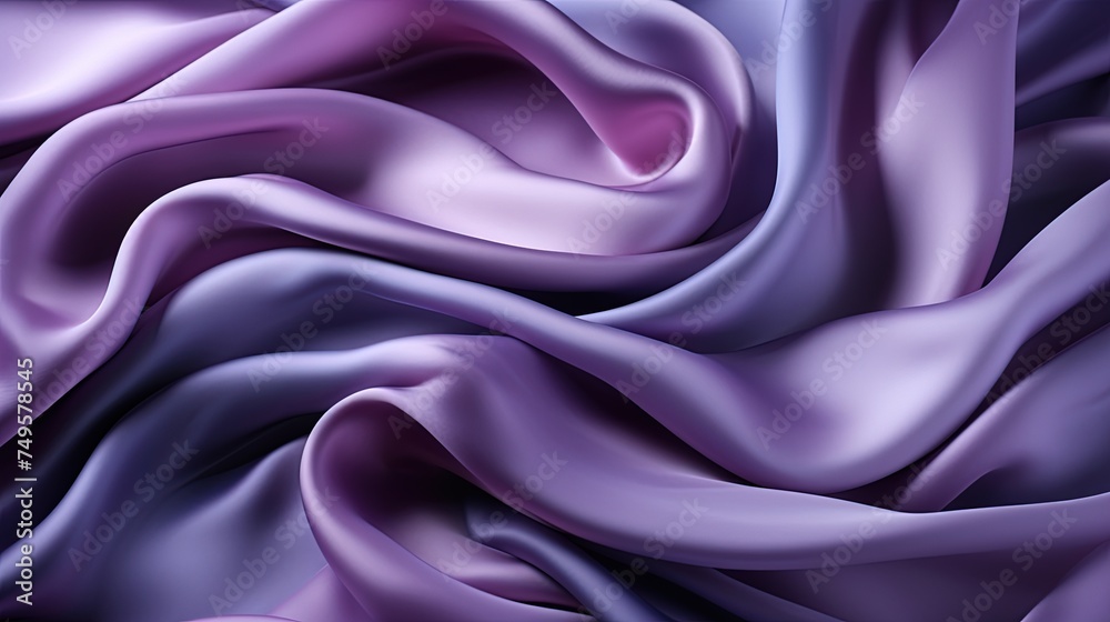 Obraz premium Violet abstract background luxury cloth or liquid wave or wavy folds of grunge silk texture satin velvet material or luxurious Christmas background or elegant wallpaper design,