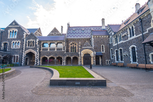 building of arts centre te matatiki toi ora in christchurch, new zealand