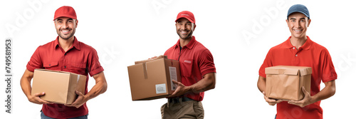 Parcel delivery man