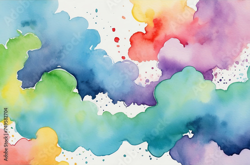 abstract colors watercolor background