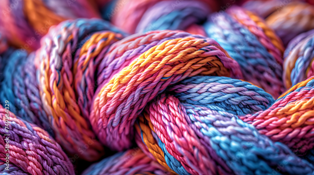 Madeja de lana de colores Madeja de lana de colores