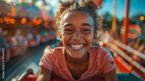 Group of People Riding a Merry Go Round