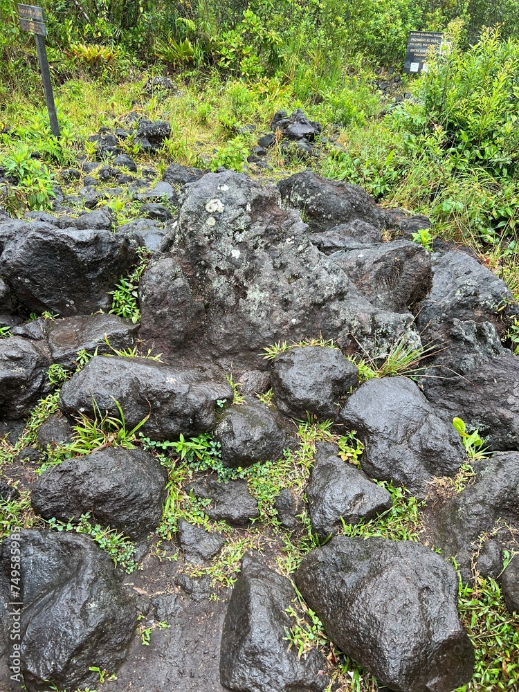 Volcanic rock in costa rica