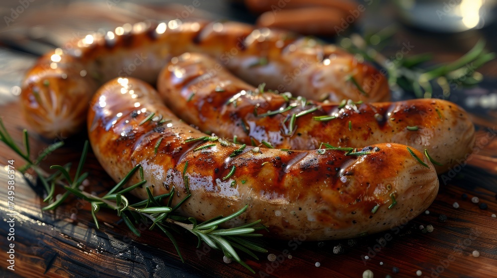 grilled sausages grilled sausages