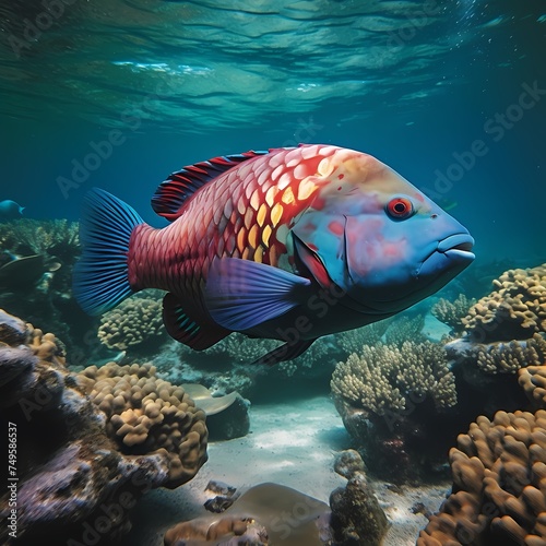 Yellowtail Parrotfish.