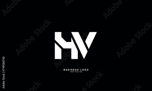 HV, VH, H, V, Abstract Letters Logo Monogram