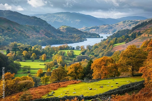 English Lake District During Autumn © PapaGray