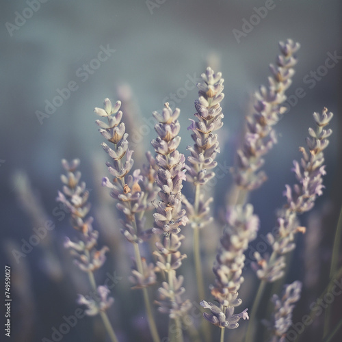 Close-up of Lavender Flowers in Natural Setting © HustlePlayground