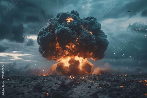 Nuclear War Bomb Explosion