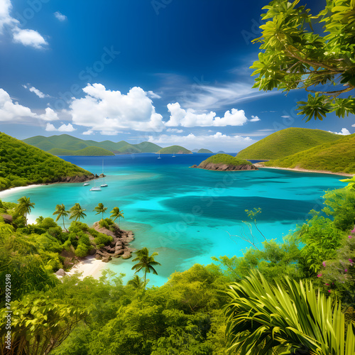 Panoramic Bliss: Serenity of the British Virgin Islands – A Picturesque Landscape of TradeWinds Life